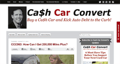 Desktop Screenshot of cashcarconvert.com